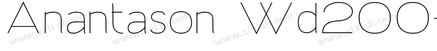 Anantason Wd200字体转换